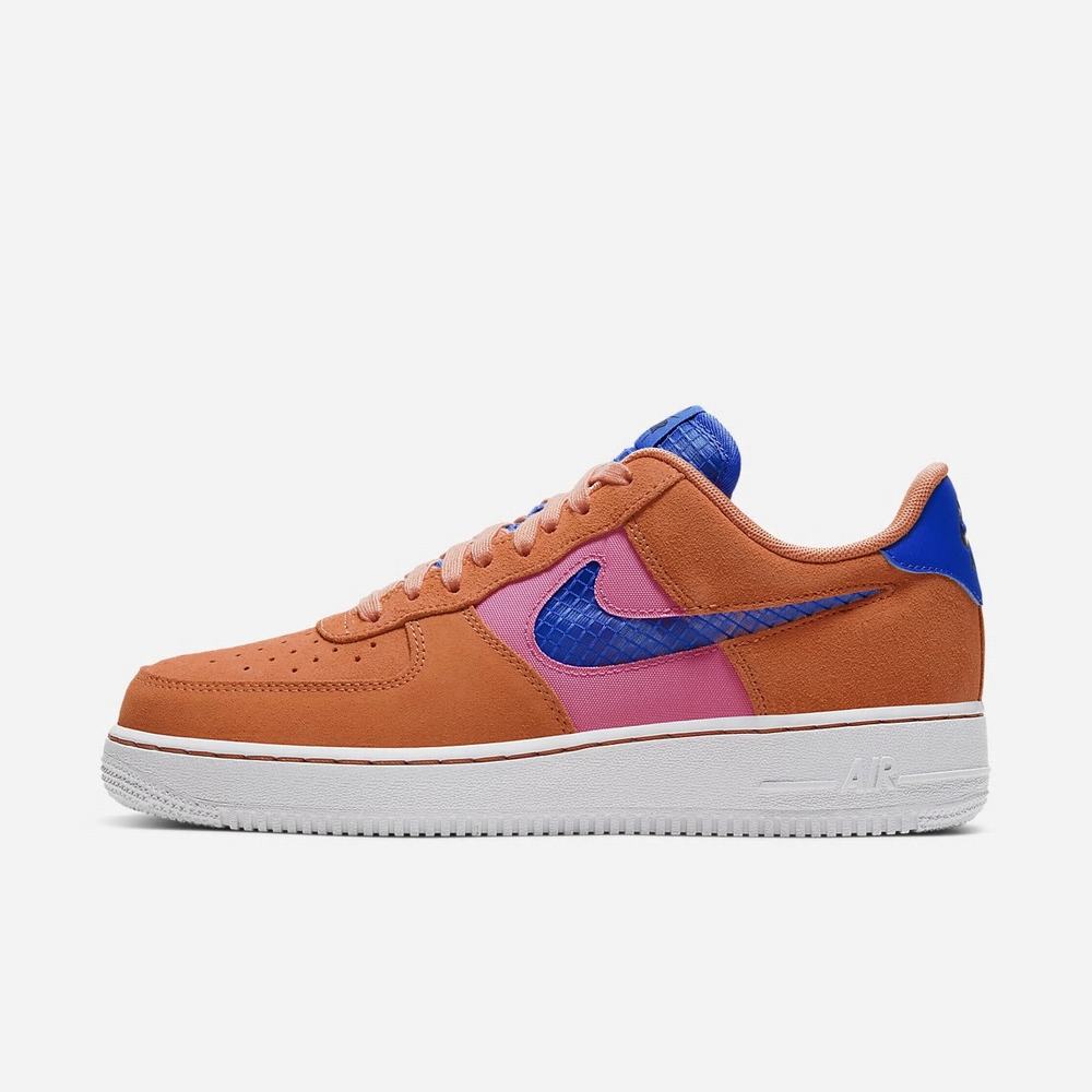 Sneakers Nike Air Force 1 '07 LV8 Orange 1326-857 Orange Trance/Lotus Pink/White/Pacific Blue Homme | XCV-46757189